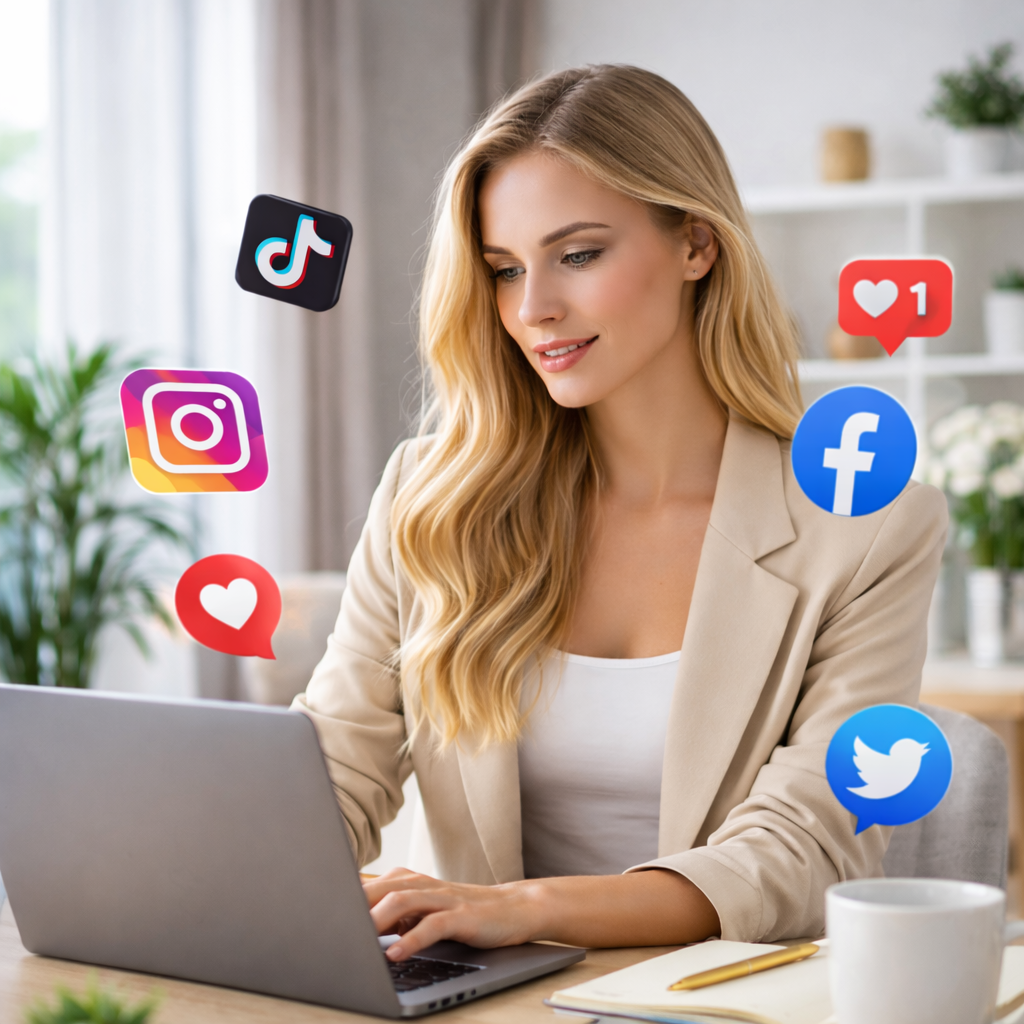 AUPM Social Media Monthly Growth Service - AAA